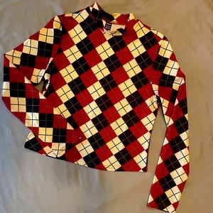 Red and black Multi color Woman’s Top